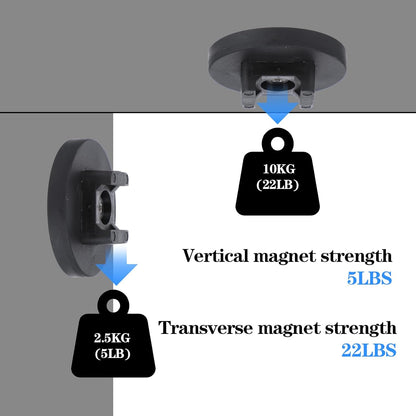 15 Pcs Magnetic Cable Clips Zip Tie Mount Base Black Magnetic Wire Holder Multipurpose Cable Ties Mount Wire Clips Management Base Electrical Cable Ties Supplies for Cable Wire