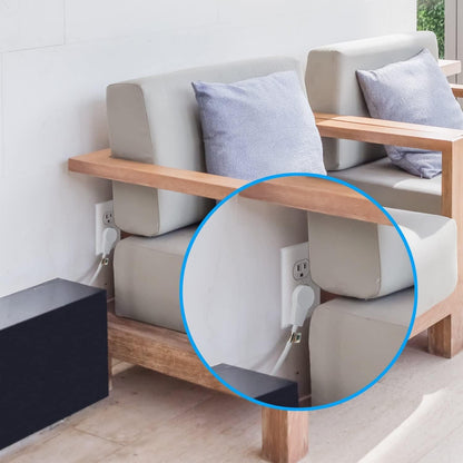 Maximm Monitor Computer Power Cord 3 Ft Flat Plug 360° Rotating PC Cable 3 Prong for, Desktop, Printer, Scanner, 16 AWG NEMA 5-15P to IEC13 - UL Certified