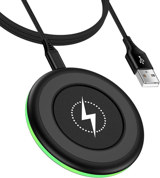 Samsung S25 Wireless Charger Fast Charging Pad Android Charger for Samsung Galaxy S25 Ultra/S24/S23/S22/S21/S20/iPhone 15/16 Pro 15W Fast Wireless Phone Charger Station for Pixel 9a/9 Pro xl/8a/8/7a/6