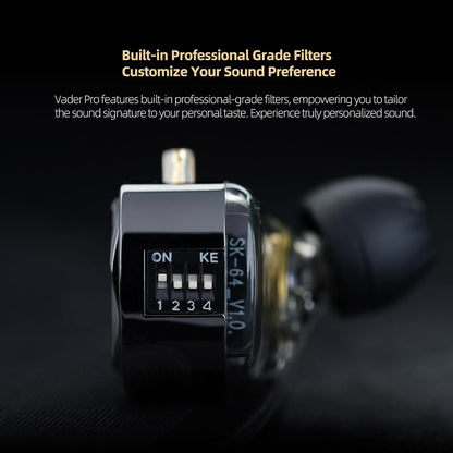 KZ Vader Pro USB C Headphones, in-Ear Monitors Triple Dynamic Driver IEM for Samsung S25 S24 S23 FE S22 S21 S20 A53 A54 Type C Noise Isolating Fit IEM Built-in DSP with EQ for iPhone 16 Pro (Type-C)