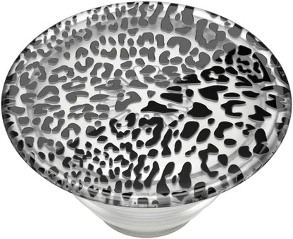 PopSockets Plant-Based Phone Grip with Expanding Kickstand, Adhesive Grip, Eco-Friendly - Black Leopard