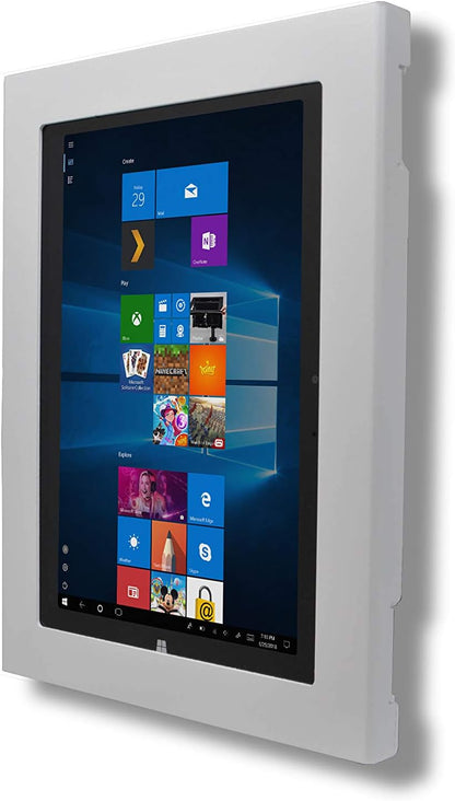 TABcare Locking Anti-Theft Metal Case for Samsung Galaxy TAB A8 10.5" Tablet for Kiosk, POS, Store, Show Display, Time Clock (TAB A8 10.5, White)