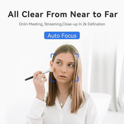 PHILIPS Webcam for PC Streaming with Microphone - 2K Webcam for Desktop Web-Camera, Light Correction, Laptop Web Cam with 2 Mics, USB Camera for Gaming, Laptop/Mac/Zoom/YouTube/Video Calling/Office