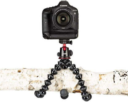 JOBY GorillaPod 5K Kit, Flexible Professional Tripod with BallHead, for DSLR Camera and CSC/Mirrorless with Lens, Up to 5 kg Payload (11lbs), Black
