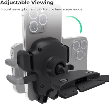iOttie Easy One Touch Signature CD Slot Mount - Universal Car Phone Holder for iPhone, Google, Samsung, Moto, LG, and all other Smartphones