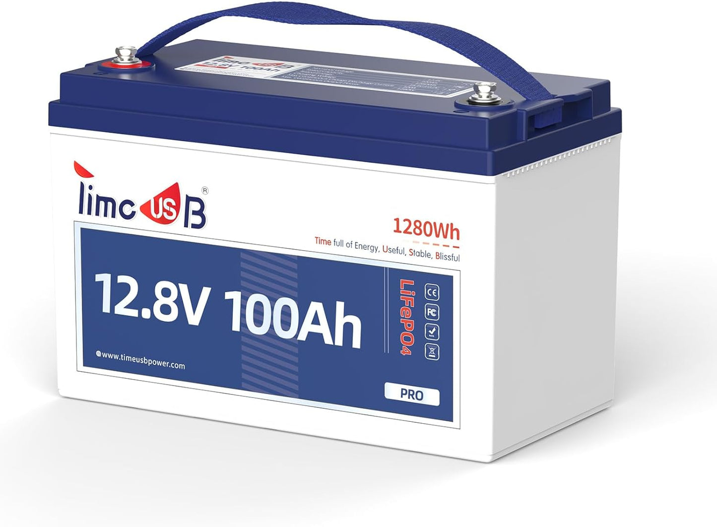 LiFePO4 Battery 12V100Ah Pro Group 31 Deep Cycle Battery with Upgraded 100A BMS Lithium Battery 4000-15000 Cycles 10-Year Lifetime for Off-Grid Applications RVs Marine Travel Trailer Camping