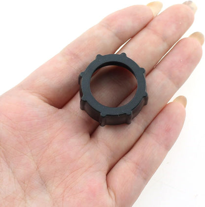 Maxmoral 16PCS Black Plastic Tightening Nut Ball Joint Fixing Adapter Head Holder Ring Car Holder Screw Fixing Head Holder for 17mm Ball Adapter