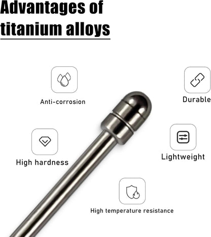 No Worn Out Titanium Alloy Fine Pencil Nibs Compatible with Wacom One Creative Pen, Replacement Hard Refill Tips fits for WACOM ONE DTC133W0A /Galaxy Tab S8 S7 Stylus,2 Pcs