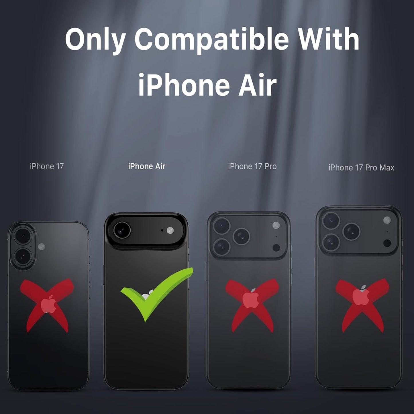 M MYBAT PRO for iPhone Air Case with Belt Clip Holster,[Compatible with Magsafe] w/Screen Protector,Anti-Drop,Shockproof,w 360°Rotating Kickstand,Heavy Duty Protection (Army Green)