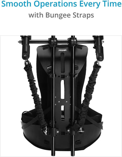 Proaim Hawk Lite Body Support Stabilizing Vest Rig for Camera Gimbals. Payload 5kg / 11lb - 15kg / 33lb. (ST-LHWK-01)