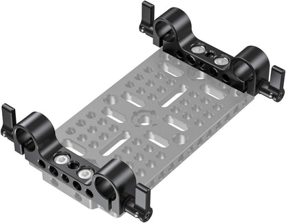 SmallRig Super Lightweight Railblock, 15mm Rod Clamp with 1/4"-20 Thread for Sony, Canon and Other DSLR Camera Rig Shoulder Support System - 942