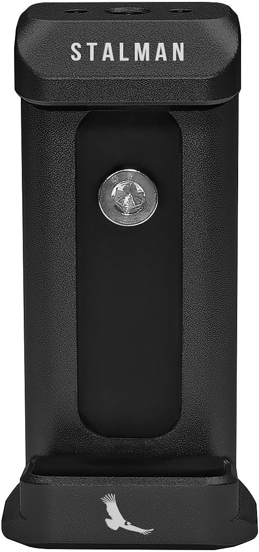 KONDOR BLUE x Tyler Stalman | Stalman Clamp Standard | Mobile Phone Rig, Phone Clamp, Anti-Twist Mounts & DJI Compatible | Raven Black