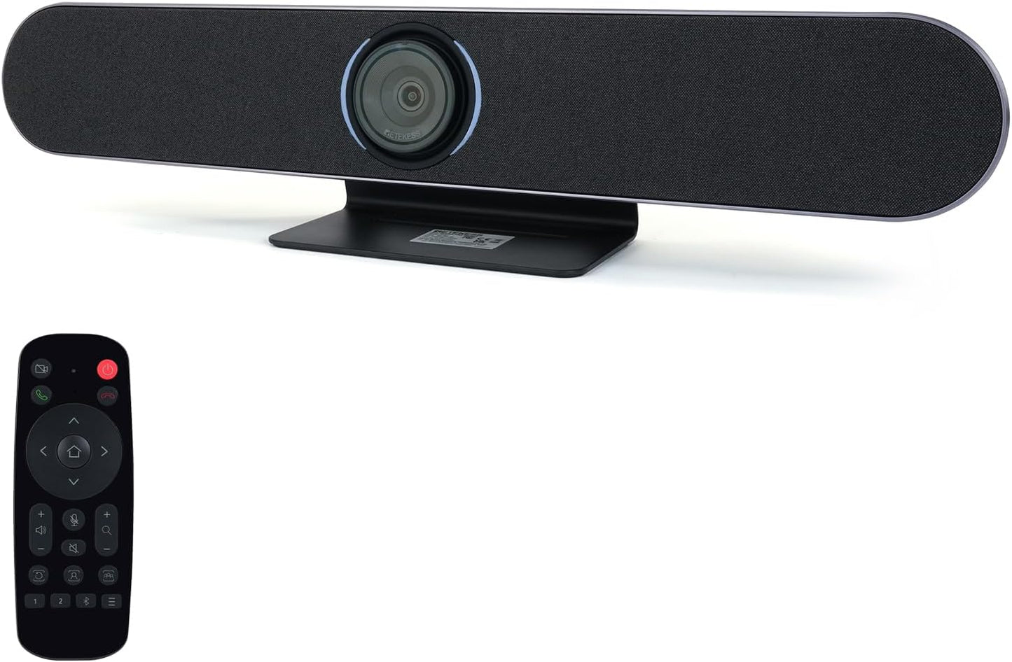 Retekess TC201 4K USB Video Conference Room Camera, AI Auto Fram, Speaker Tracking,120° Wide Angle, 5X Zoom,4 Noise-reducing Mic & 5W Speaker, for Small Meeting Rooms