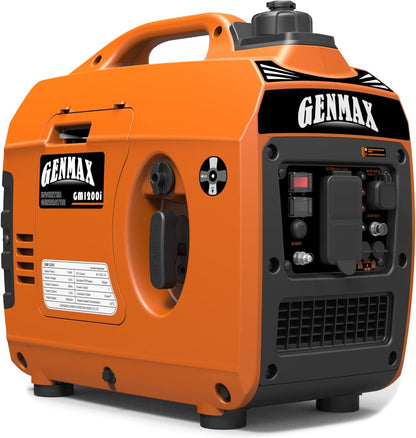 GENMAX Generator，EPA Compliant, Eco-Mode Feature, Ultra Lightweight for Backup Home Use & Camping