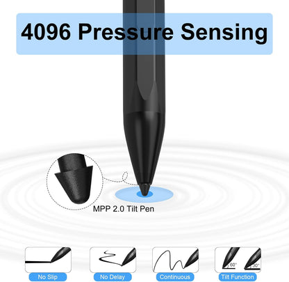 ASUS Stylus Pen for Transformer/Vivobook Flip/Notebook Touchscreen Laptop/Tablet - Rechargeable, 4096 Pressure Sensitivity, Microsoft MPP Protocol, Black