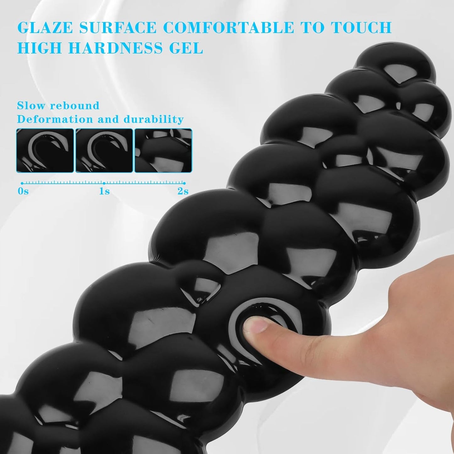 Gel Cloud Keyboard Wrist Rest, Cute Wrist Support and Arm Support Keyboard Rest for Keyboard Typing Pain Relief，Suitable for Office/Computer/Laptop/Gaming（Keyboard Wrist Rest Black ）