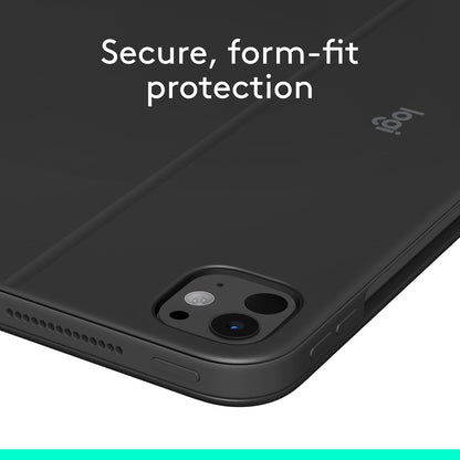 Logitech Combo Touch iPad Pro 11-inch (M4)(2024) Keyboard Case - Detachable Backlit Keyboard for iPad Pro 11, Kickstand, Multi-use Mode - Midnight Black