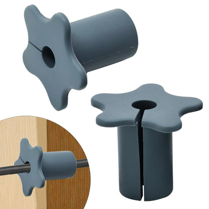 2pc Starlink Cable Grommet 5/8" Silicone Waterproof Wall Hole Pass Through Split Cable Bushings for TV Wire Ethernet Cord, Starlink Cable Routing Kit Accessories, 27.6mm/1.09" Ht, Grey