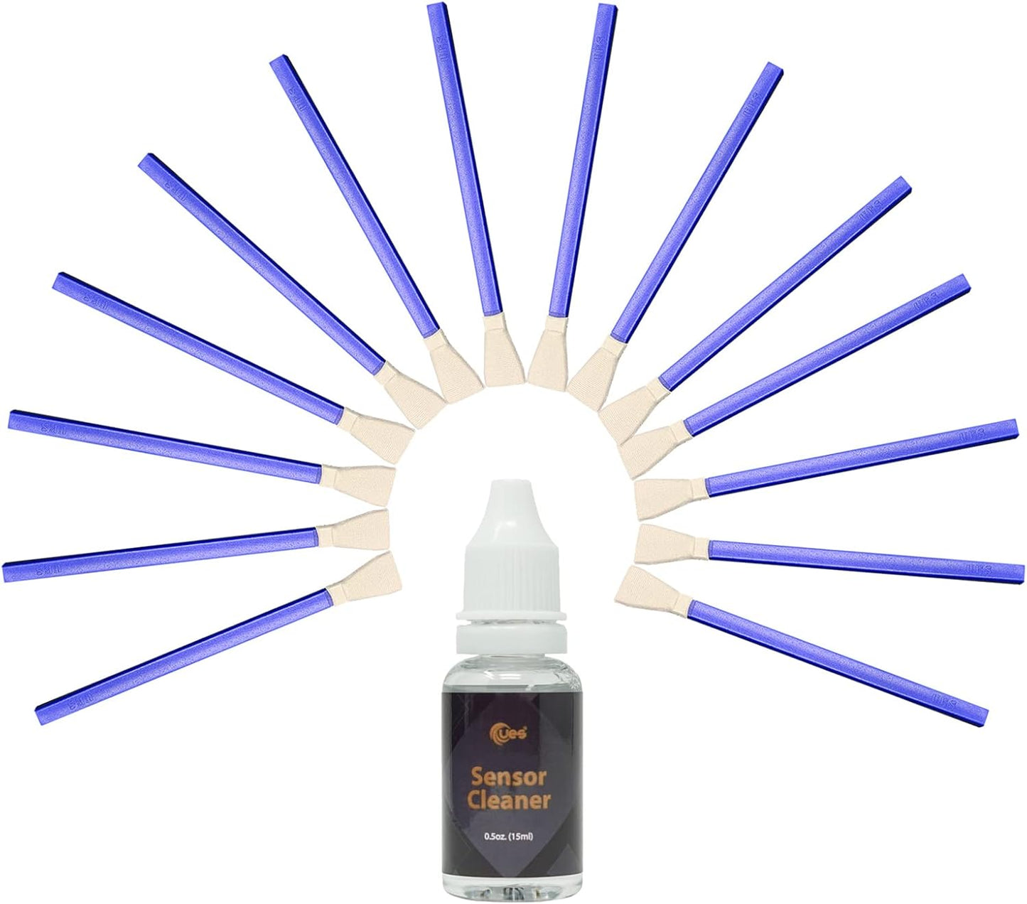 Digital Camera Micro Four-Thirds 4/3 (MFT) 12mm Sensor Cleaning Swabs x 14pcs + 15ml Liquid Cleaner for Mirrorless MILC and ILDC