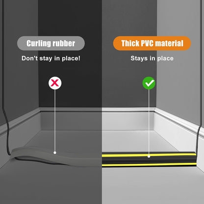 4 ft Cord Covers for Wires on Floor, Heavy Duty PVC Duct Floor Cord Cover, Floor Cable Cover Easy to Unroll Prevent Trip Hazard for Home Office or Outdoor Settings