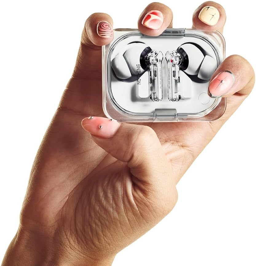 Nothing Ear (a) Wireless Earbuds, 45dB Hybrid Noise Cancelling Earbuds, Hi-Res Audio, Advanced Equaliser, Dual Connect, 6 Mics, 42.5H Playtime Ear Buds Wireless Bluetooth, White