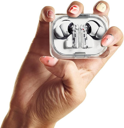 Nothing Ear (a) Wireless Earbuds, 45dB Hybrid Noise Cancelling Earbuds, Hi-Res Audio, Advanced Equaliser, Dual Connect, 6 Mics, 42.5H Playtime Ear Buds Wireless Bluetooth, White