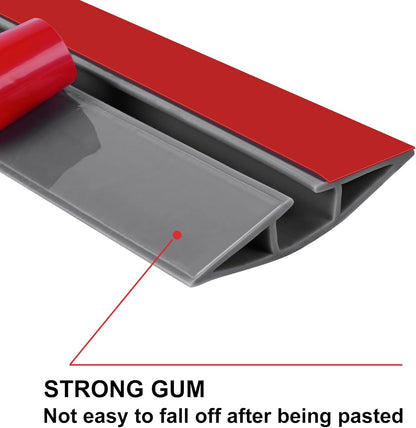 20Ft Floor Cord Cover Gray Silicone Cable Protector Easy to Install Wire Organizer and Hider for Home, Office, Garage (Gray-6m)