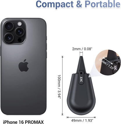 JJC Pocket-Sized Silicone Camera Dust Blower Lens Air Blower, Small Camera Lens Cleaner Air Blower for Sensor LCD Keyboards Filters Printing, Compact Portable Dust Blower for Outdoor Travel Cleaning