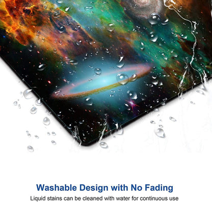 Mouse Pad, Galaxy Mouse Pad, Square Waterproof Mouse Pad Non-Slip Rubber Base MousePads for Office Laptop, 9.5"x7.9"x0.12" Inch(Deep Space)