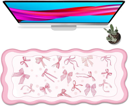 Galdas Gaming Mouse Pad XXL XL Large Long Extended Big Mousepad Non-Slip Rubber Keyboard Mouse Pad with Stitched Edges for Laptop Home Office (35.48x15.75x0.08 Inch)