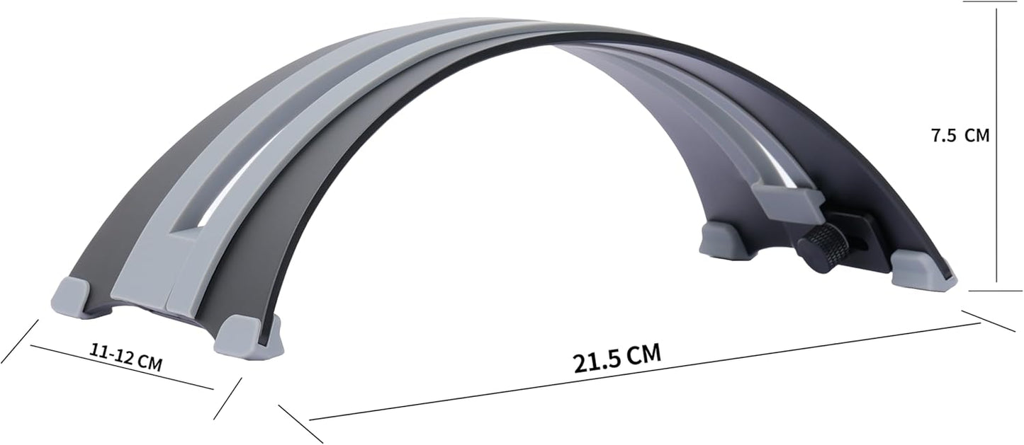 Adjustable Vertical Laptop Stand - 6061 Aluminum, CNC Precision, Anodized Finish, Fits All Laptops Including 17-inch, Ventilated Design, Anti-Slip Silicone Pads, ARC Shaped Stands