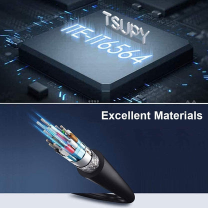 USB Hub 3.0, TSUPY 5 in 1 Multiport Adapter USB 3.0 Hub with SD Micro SD Card Reader, 3 USB 3.0 Ports Compatible for Laptop, MacBook, PC, Printer,Surface Pro, USB Flash Drives