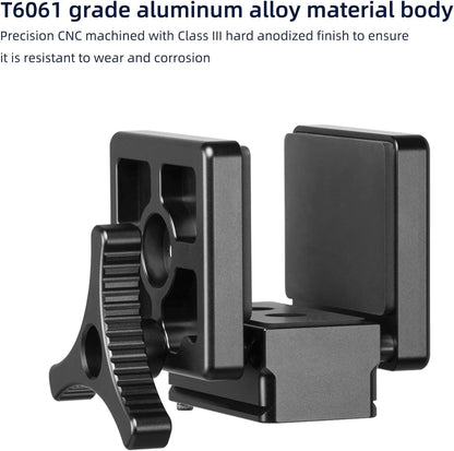 FANAUE GS-01Arca Swiss Rifle Saddle Mount, Hunting Tripod Clamp with Quick Release Plate, Shooting Tripod Rest, Enhanced Accuracy Ball Head & Adapter for Hunting and Shooting