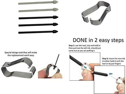 Galaxy Tab S9 FE S Pen [4096 Pressure Sensor] Replacement for Samsung Galaxy Tab S9 FE, Tab S9 FE+ Plus Tablet All Versions, Touch Stylus Pen with 5xTips/Nibs (Mint)