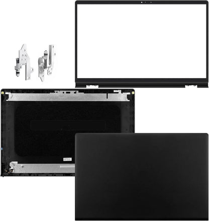 Konohan 4 Pack Replacement LCD Back Laptop Computer Replacement Parts Cover Top Case Lid Front Bezel with Hinges Compatible with Dell Inspiron 15 3510 3511 3515 3520 3525 00WPN8