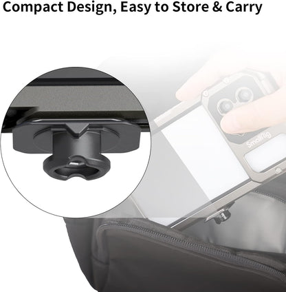 SmallRig Quick Release Plate with 1/4" Screw, HawkLock Quick Release Top Plate for Stabilizer, Action Camera, Monitor, LED Light, QR Top Plate for SmallRig HawkLock Quick Release System - 3730C