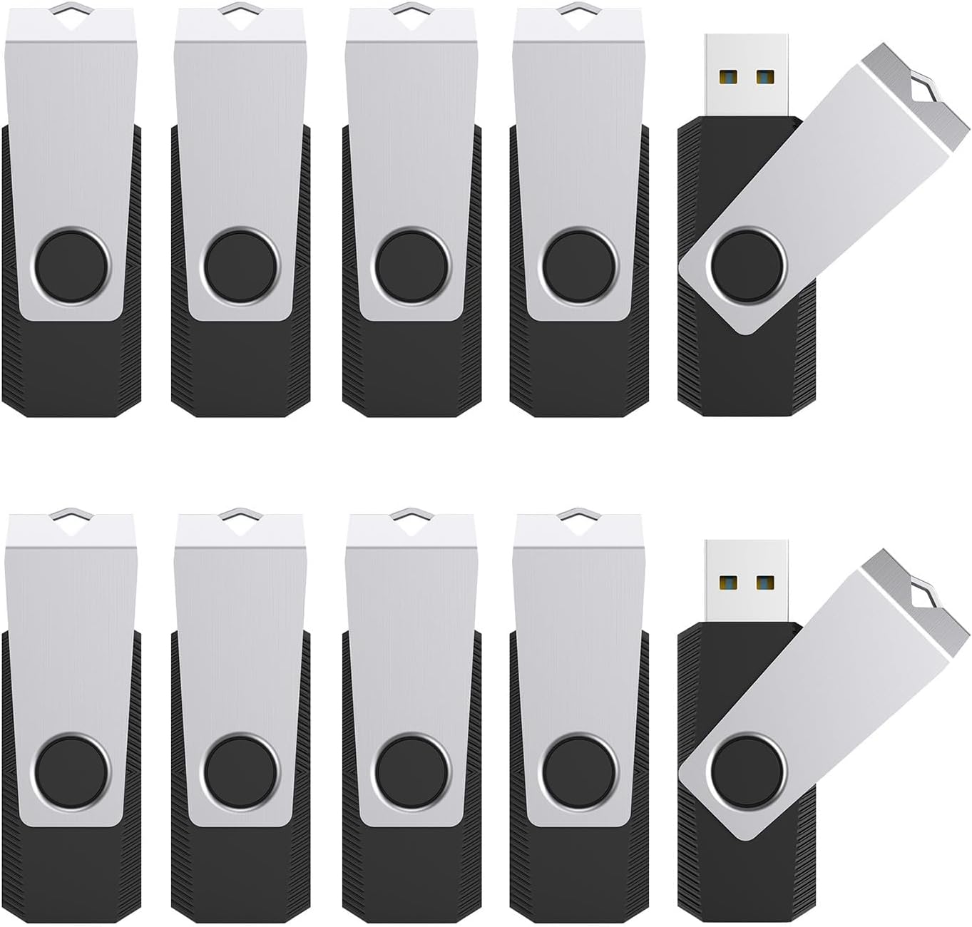 TOPESEL 100 Pack 128MB USB 2.0 Flash Drive, Thumb Drive, Memory Stick, Pen Drive
