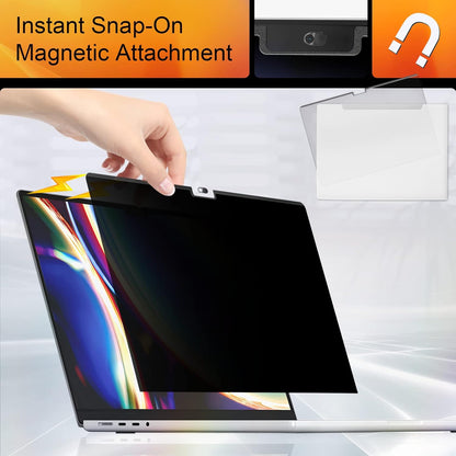Magnetic Privacy Screen for MacBook Air 13.6 & 13 Inch 2022-2025 (M2, M3, M4), Matte Removable Anti Glare Blue Light Filter