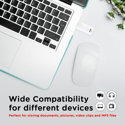 GIGASTONE 64GB Flash Drive, Z60NB USB 3.2 Gen 1, Ultra Fast, Retractable Capless Slider Design, Data Storage, Backup for PC/Mac/TV/Car Audio, USB 2.0/3.0/3.1 Compatible (Random Color)