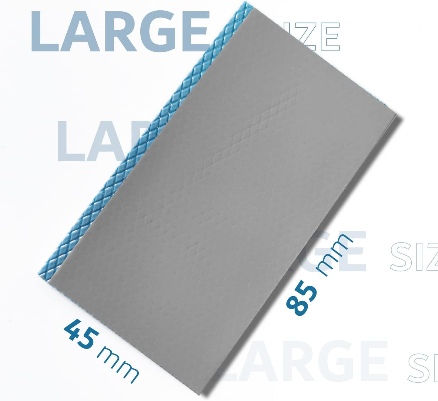 Aairhut Thermal Pad 13W/mK [0.5~3mm], 85 x 45 x 0.5mm Silicone Cooling Pad Non Conductive Heat Resistance Extreme Odyssey Cover with Dual Self-Adhesive Films for PC Laptop PS4/PS5/CPU/GPU/Computer