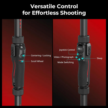 SMALLRIG Stabilizer Handheld Ring Grip for DJI RS 2 / RS 3 Pro/RS 4 / RS 4 Pro Gimbal, Supports Various Controls, Integrated Foldable Design, Max Load 17.6 lb - 4328