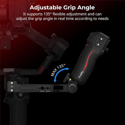 SmallRig Adjustable Sling Handle Only for DJI RS 2 / RS 3 Pro/RS 4 / RS 4 Pro Gimbal Stabilizer, Focus Control, Max Load 13.2lb, Joystick Operation, Mode Switching, Centering/Locking