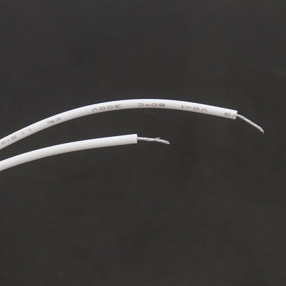 10PCS Recessed Wired Security Window Door Contact Sensor, Normally Closed NC, Door Alarm Magnetic Reed Switch with 2 Wire, ABS White, RC-36