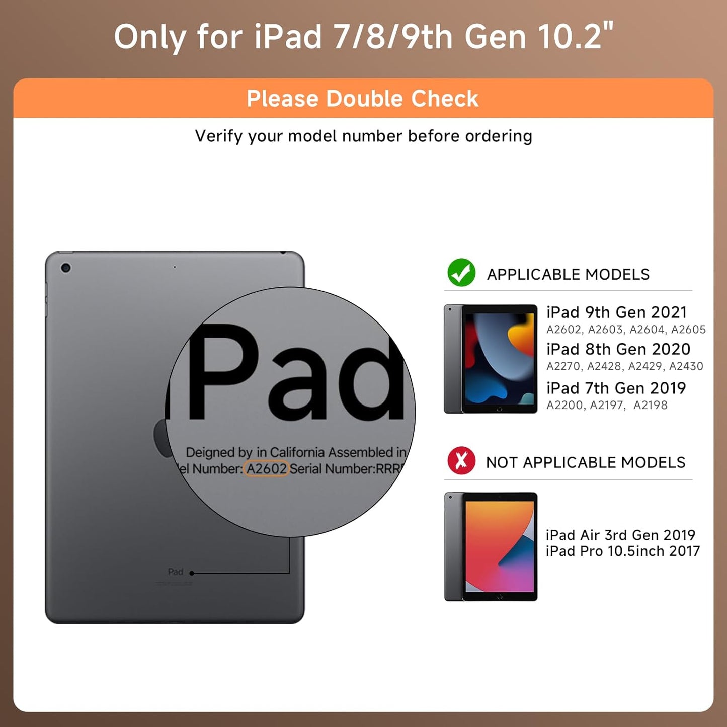 Transparent Case with Keyboard for iPad 9th (7th, 8th, and 9th Gen) 10.2 Inch,with 7-Color Backlit Wireless Keyboard,360°Rotatable Protective Case Multi-Touch Trackpad,with Pencil Holder,White