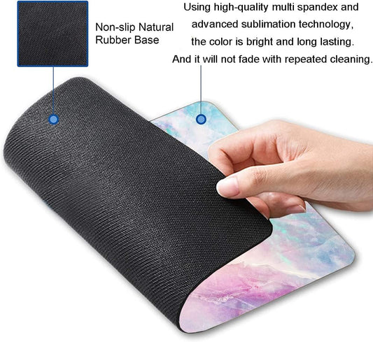 Mouse Pad, Premium-Textured Mouse Mat, Non-Slip Rubber Base Mousepad for Laptop, Computer & PC,9.5×7.9 in,Dream Marble