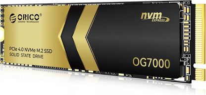 ORICO OG7000 2TB PCIe Gen4 NVMe SSD, Up to 7400MB/s, 8-Channel Controller, Graphene Thermal Solution, Ideal for 4K Video Editing, 3D Rendering, Content Creation, Compatible with PS5 and PC