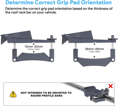 XLTTYWL Starlink Mini Mount, 0.47''-1.89'' Anti-Rust Mimi Starlinks Roof Rack Mount for Accessories Star Link Mini Dishy, Fits Star Link Mimi Standard Pole RV,Caravans,Van Mobility