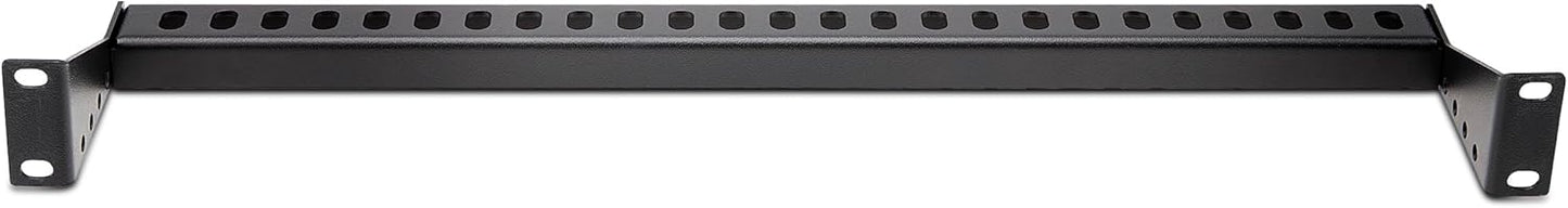 StarTech.com 1U Rack Mountable Cable Lacing Bar w/Adjustable Depth, Cable Support Guide for Organized 19" Racks/Cabinets, Horizontal Cable Guide for Patch Panels/Switches/PDUs (12S-Cable-Lacing-BAR)