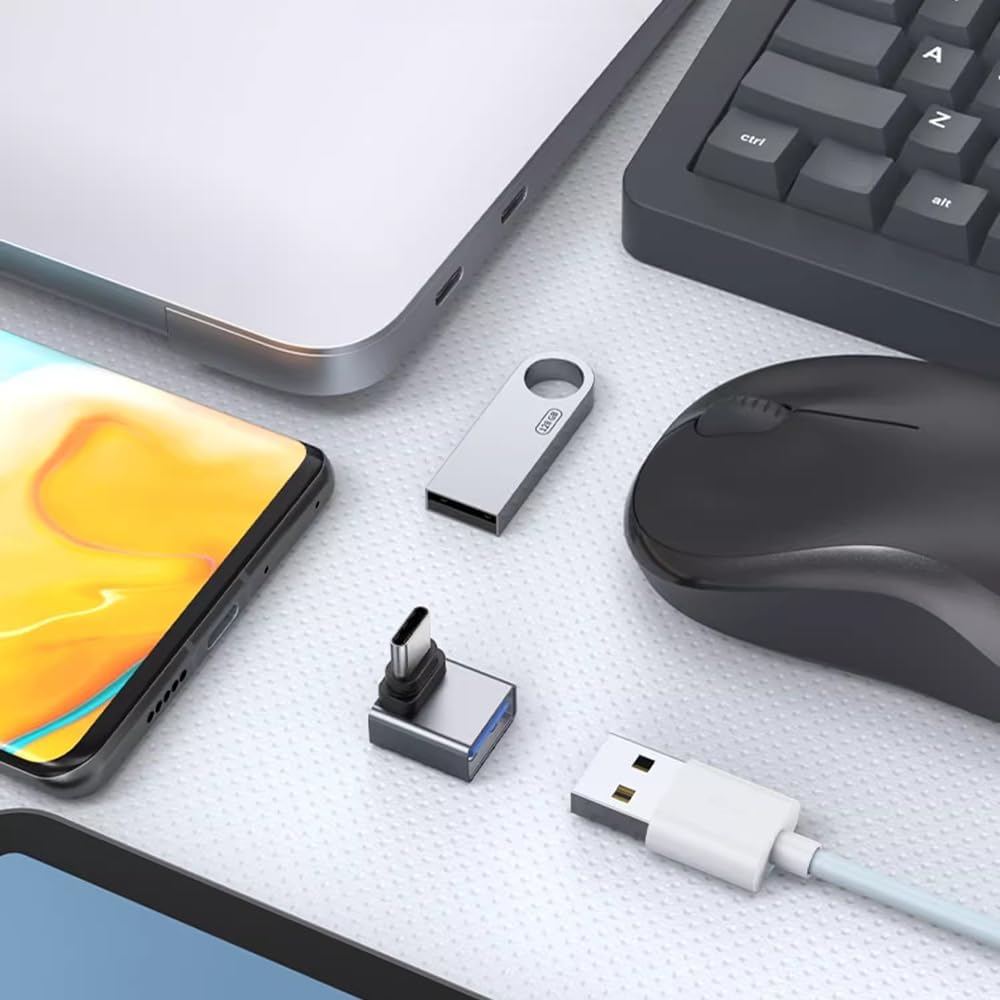 3Pcs Upgraded USB C to USB Adapter, High-Speed Data Transfer, USB Converter,USB C Male to USB 3.0 Female OTG Adapter for Apple 16 15, Mac, Tablet, Notebook, and More Type C Devices