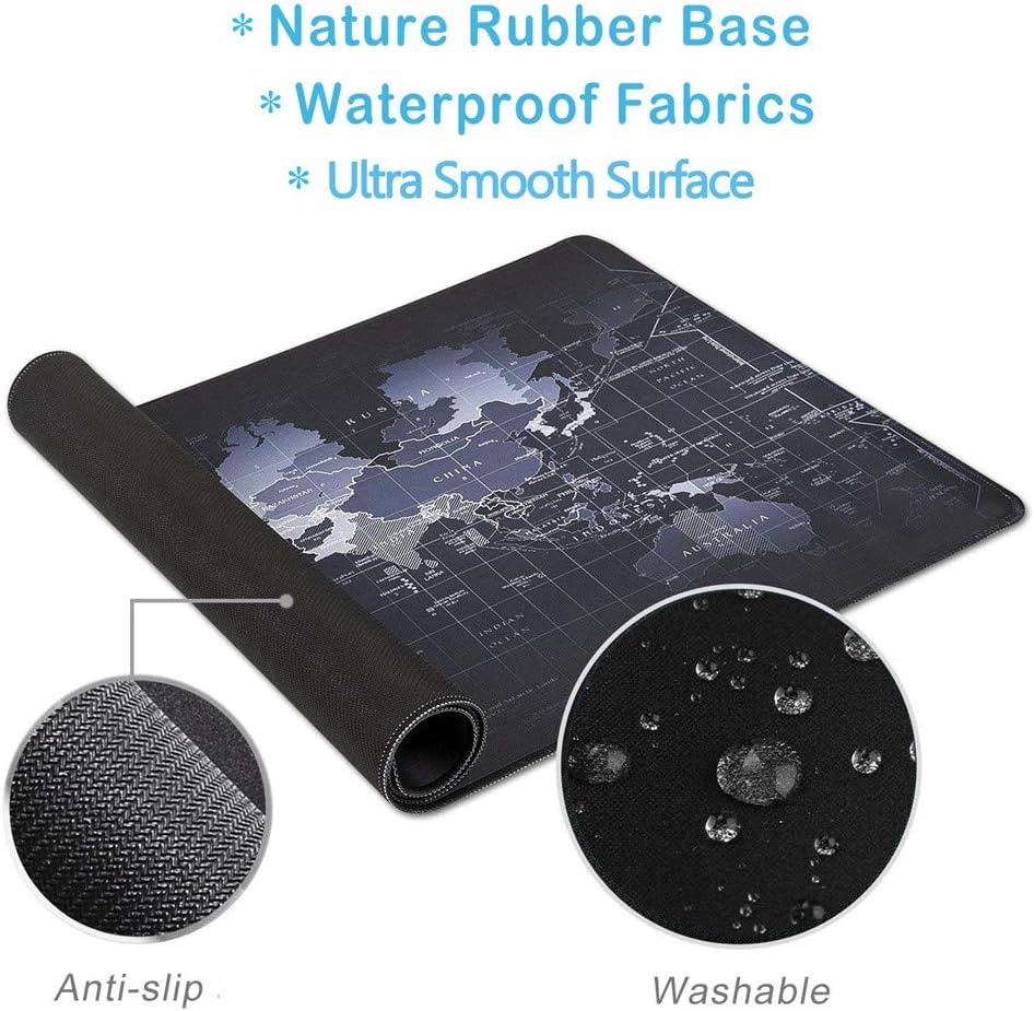 RTGGSEL 31.5x11.8 Inch Non-Slip Long Extended Large Gaming Mouse Pad with Stitched Edges XL Laptops Keyboard Mouse Mat(AK47)